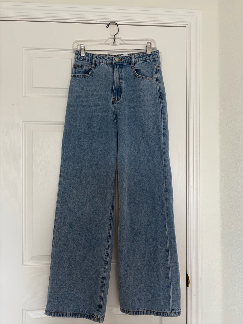 Princess Polly High-Waist Wide Leg Women's Jeans - Blue